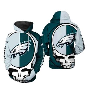 Philadelphia Eagles Grateful Dead All Over Print Hoodie