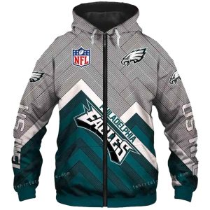 Philadelphia Eagles Rugby Team All Over Print Hoodie