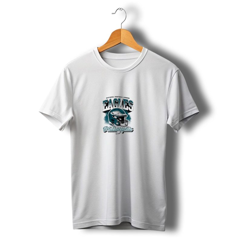Philadelphia Eagles National Football League Helmet T Shirt T Shirt 1 1