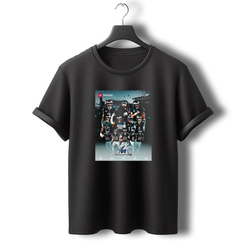Philadelphia Eagles Nfc Champions 1980 2004 2017 2022 2024 T Shirt T Shirt 0 1
