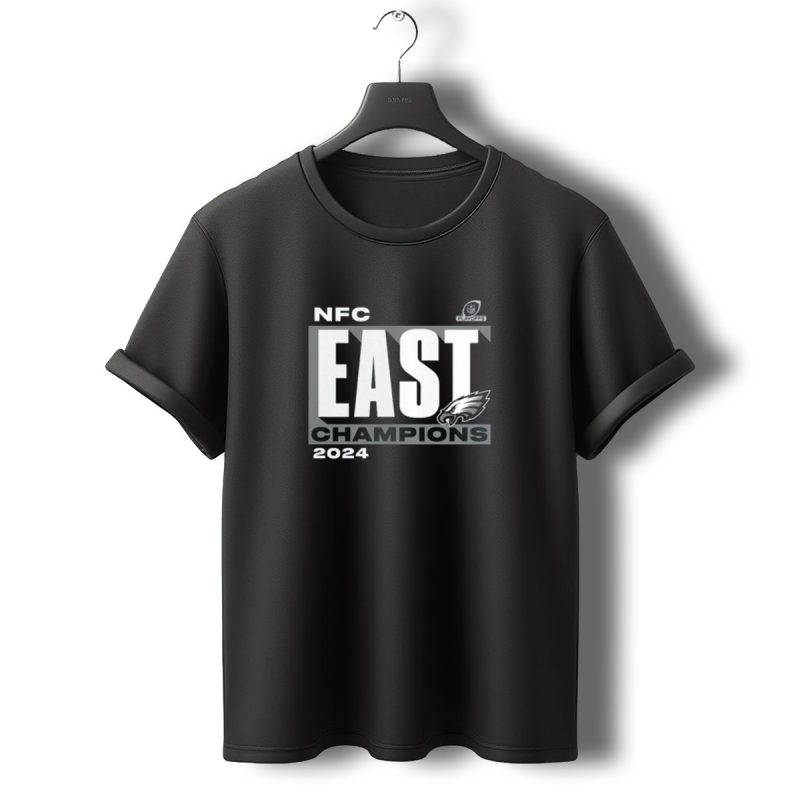 Philadelphia Eagles Nfc East Champions 2024 Playoffs Conquer T Shirt T Shirt 0 1