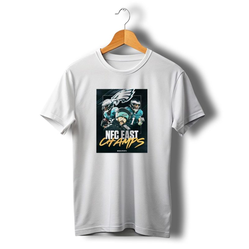 Philadelphia Eagles Nfc East Champs 2024 Cbs Sports T Shirt T Shirt 1 1