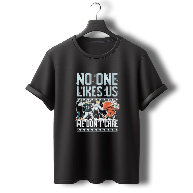 Philadelphia Eagles No One Likes Us We Dont Care Football Players Santa T Shirt T Shirt 0 1