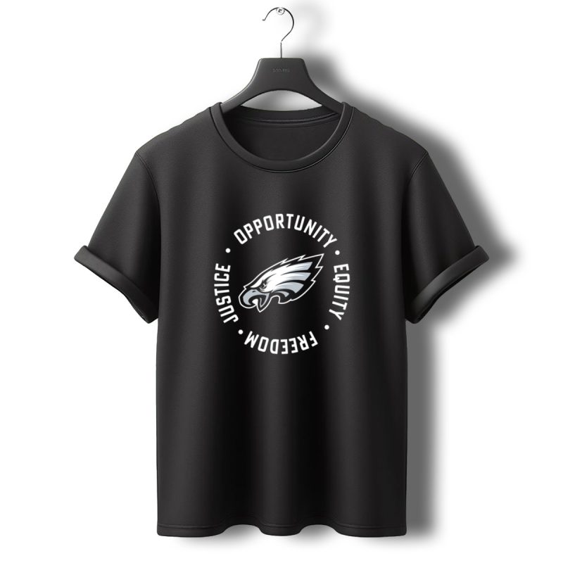 Philadelphia Eagles Opportunity Equality Freedom Justice Inspire Change T Shirt T Shirt 0 1