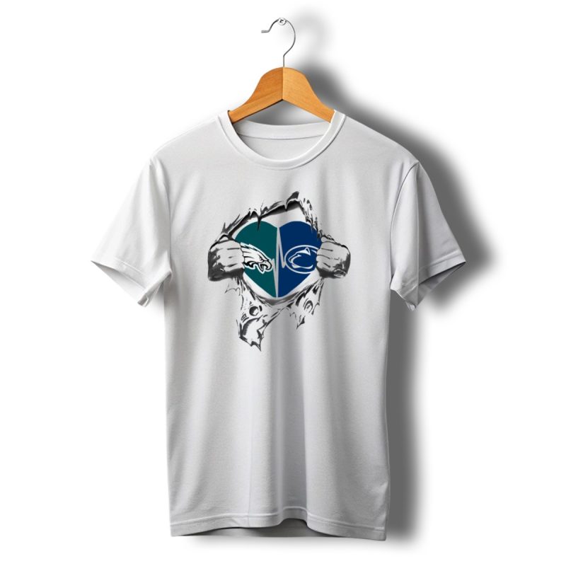 Philadelphia Eagles Penn State Nittany Lions Heart T Shirt T Shirt 1 1