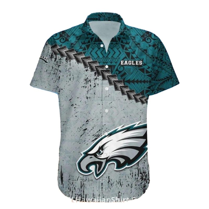 Philadelphia Eagles Polynesian Pattern Hawaiian Shirt 1 3 1024X1024 1