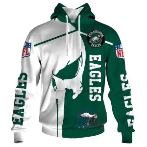 Philadelphia Eagles Punisher Skull And Helmet All Over Print Hoodie