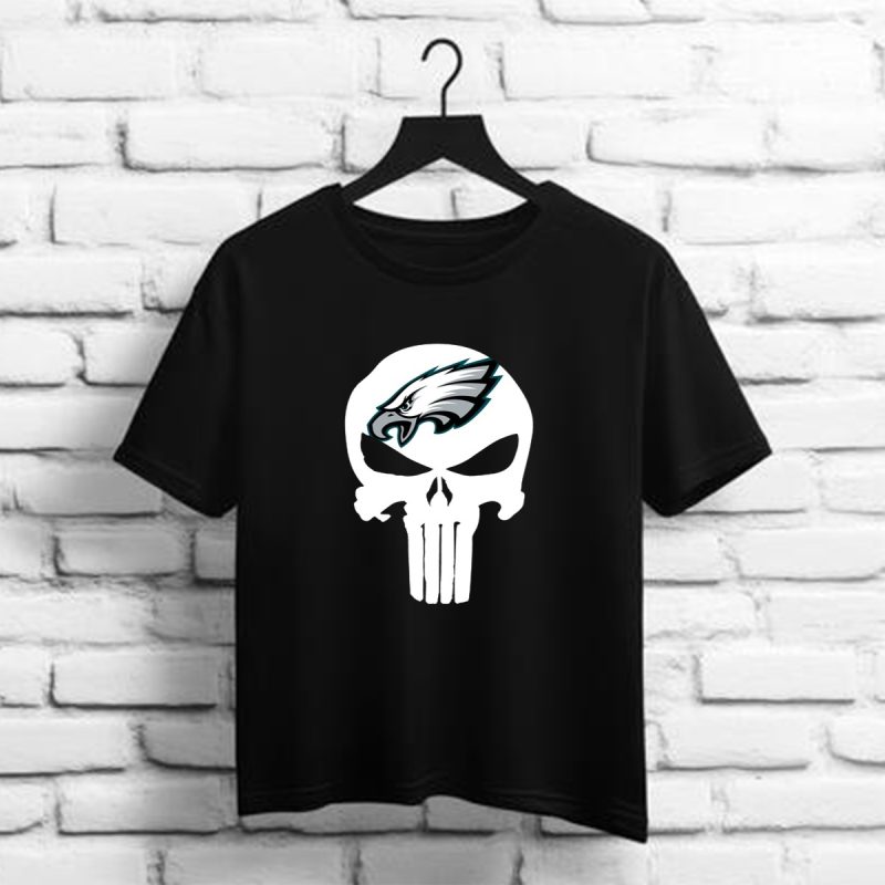 Philadelphia Eagles Punisher T Shirt T Shirt 1 1