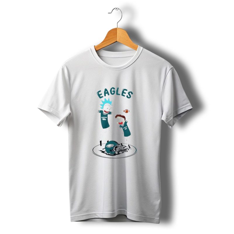 Philadelphia Eagles Rick And Morty Parody Dance T Shirt T Shirt 1 1