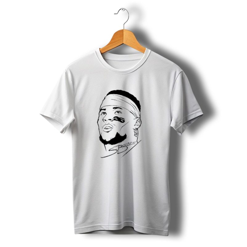 Philadelphia Eagles Saquon Barkley Floating Head Signature T Shirt T Shirt 1 1