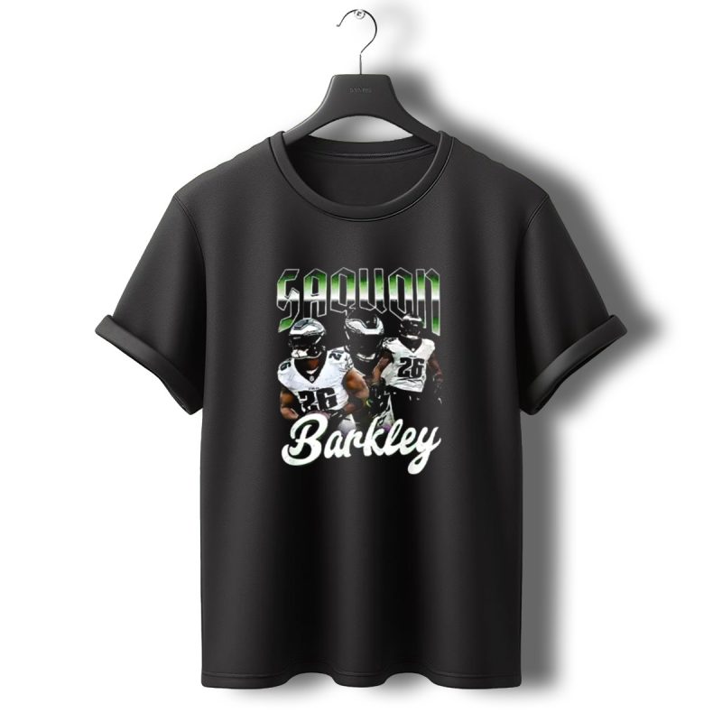 Philadelphia Eagles Saquon Barkley Football T Shirt T Shirt 0 1