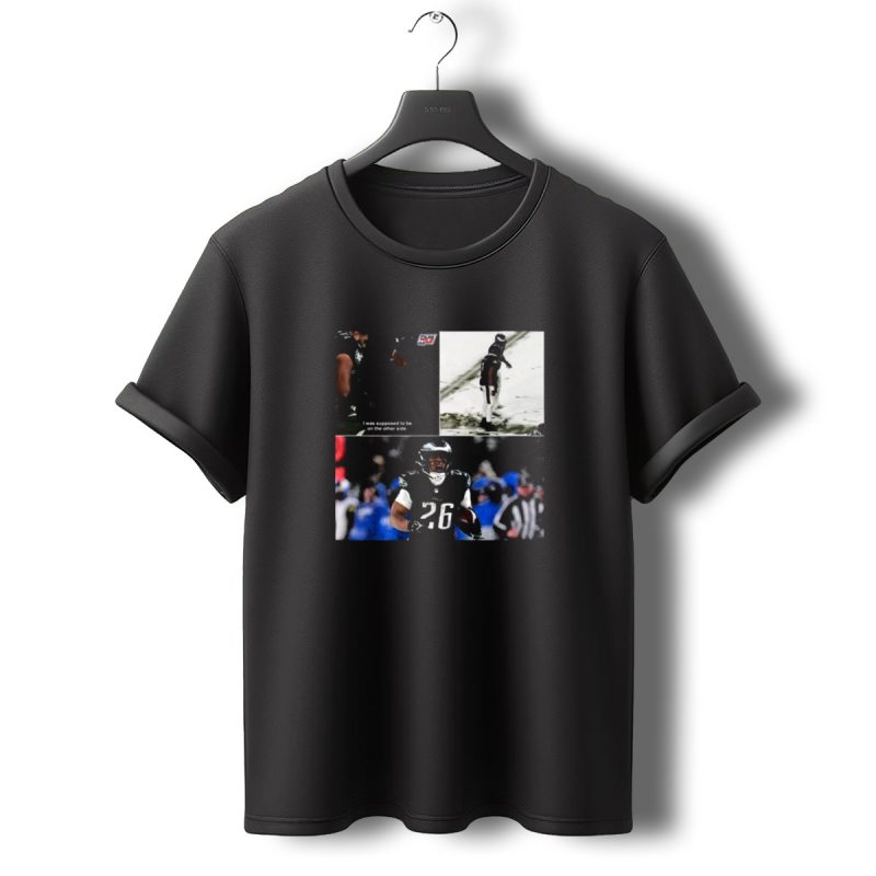 Philadelphia Eagles Saquon Barkley I Was Supposed To Be On The Other Side T Shirt T Shirt 0 1