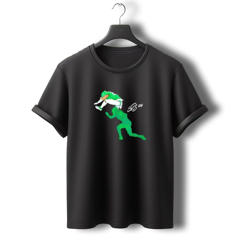 Philadelphia Eagles Saquon Barkley Sb26 The Reverse Hurdle Vintage T Shirt T Shirt 0 1