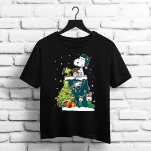 Philadelphia Eagles Snoopy & Woodstock Christmas Shirt
