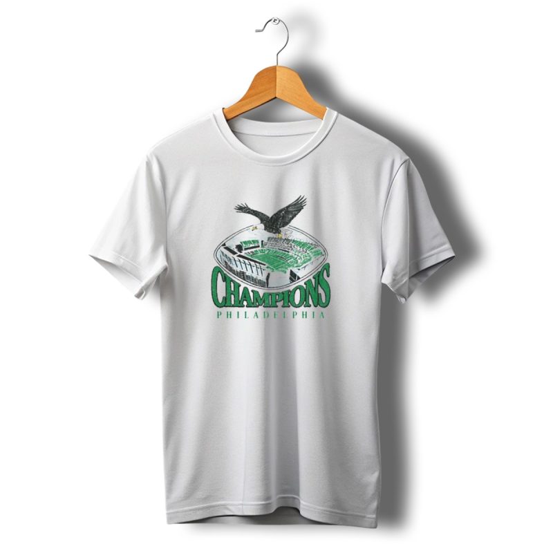 Philadelphia Eagles Stadium Champions Vintage Win Over Kansas City Chiefs T Shirt T Shirt 1 1 1