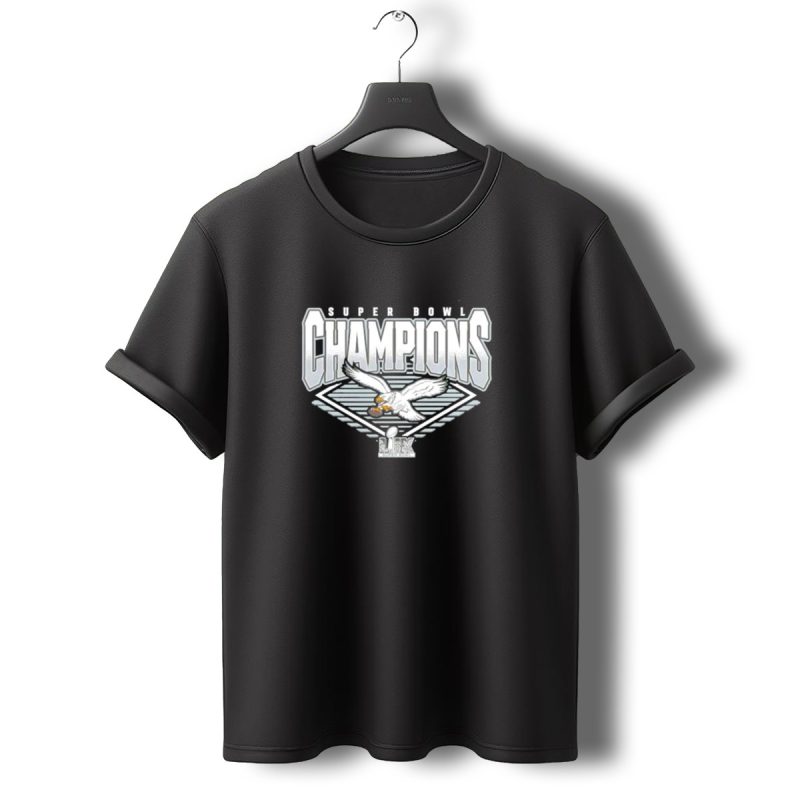 Philadelphia Eagles Super Bowl Champions Lix Around The Horn T Shirt T Shirt 0 1