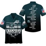 Philadelphia Eagles Sb Lvii Champions Hawaiian Shirt