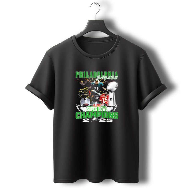 Philadelphia Eagles Super Bowl Lix Champions 2024 Rip Kansas City Chiefs 2025 T Shirt T Shirt 0 1