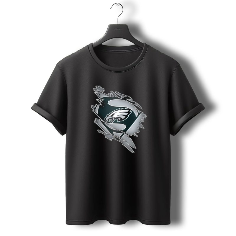 Philadelphia Eagles Super Logo Emblem T Shirt T Shirt 0 1