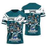 Philadelphia Eagles N Champions AOP T-Shirt