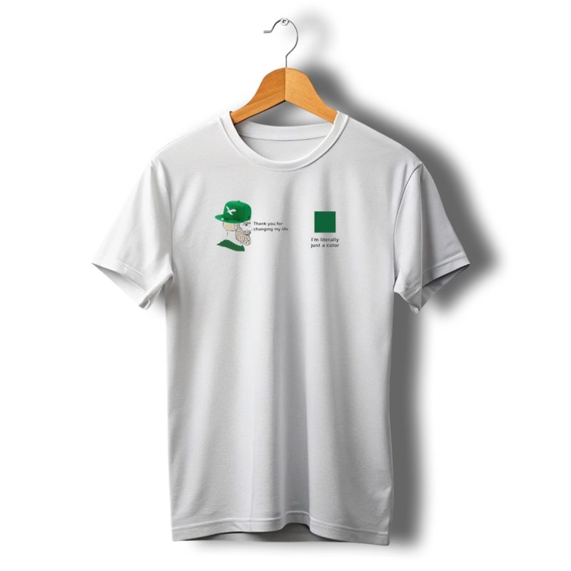 Philadelphia Eagles Thank You For Changing My Life Im Literally Just A Color Green Cap T Shirt T Shirt 1 1