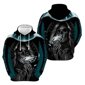 Philadelphia Eagles The Death Logo All Over Print Hoodie
