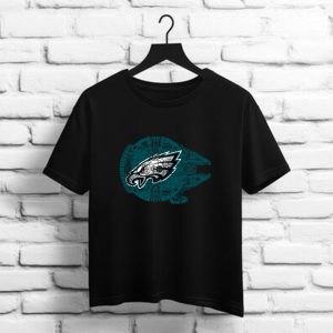 Philadelphia Eagles The Millennium Falcon Star Wars t shirt