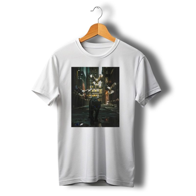 Philadelphia Eagles Vs Carolina Panthers On The Hunt In Our Territory T Shirt T Shirt 1 1