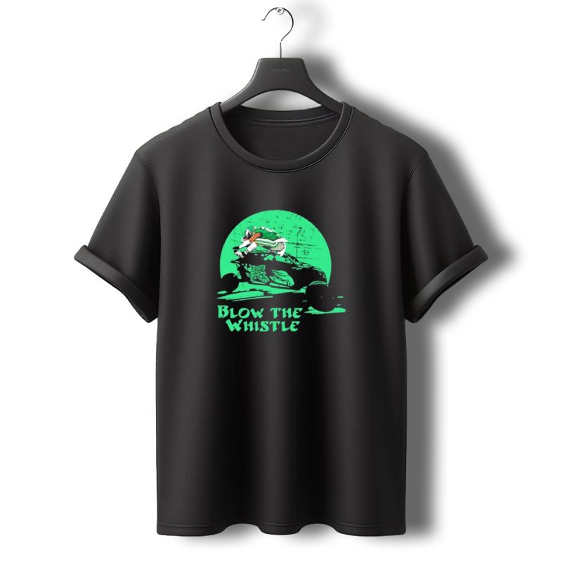 Philadelphia Eagles Vs Kansas City Chiefs Blow The Whistle Green Player Illustration T Shirt T Shirt 0 1