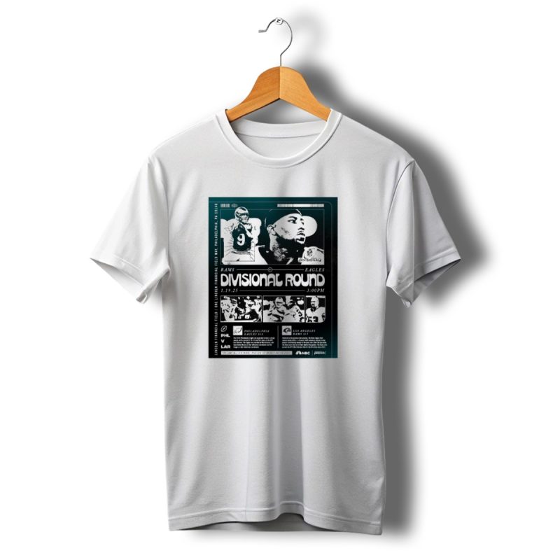 Philadelphia Eagles Vs Los Angeles Rams Divisional Round Lincoln Financial Field 1 19 25 3Pm T Shirt T Shirt 1 1