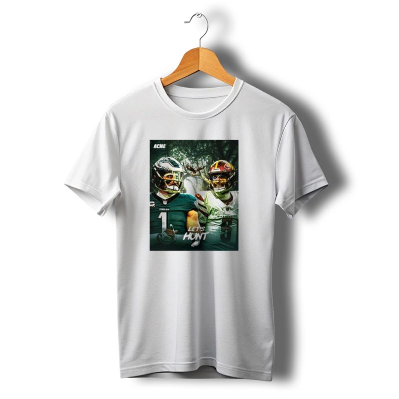 Philadelphia Eagles Vs Washington Commanders Lets Hunt Championship Showdown T Shirt T Shirt 1 1