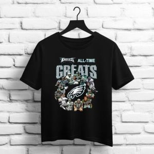 Philadelphia Eagles all time greats all players signature shirt