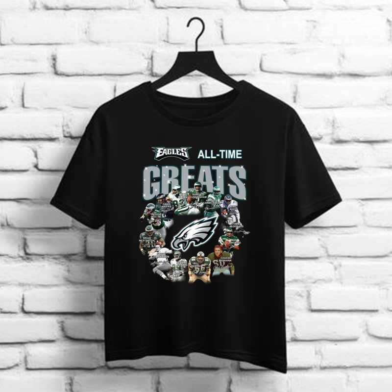 Philadelphia Eagles All Time Greats All Players Signature Shirt T Shirt 1 1