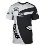 Philadelphia Eagles Fly Eagles Fly Black And White AOP T-Shirt