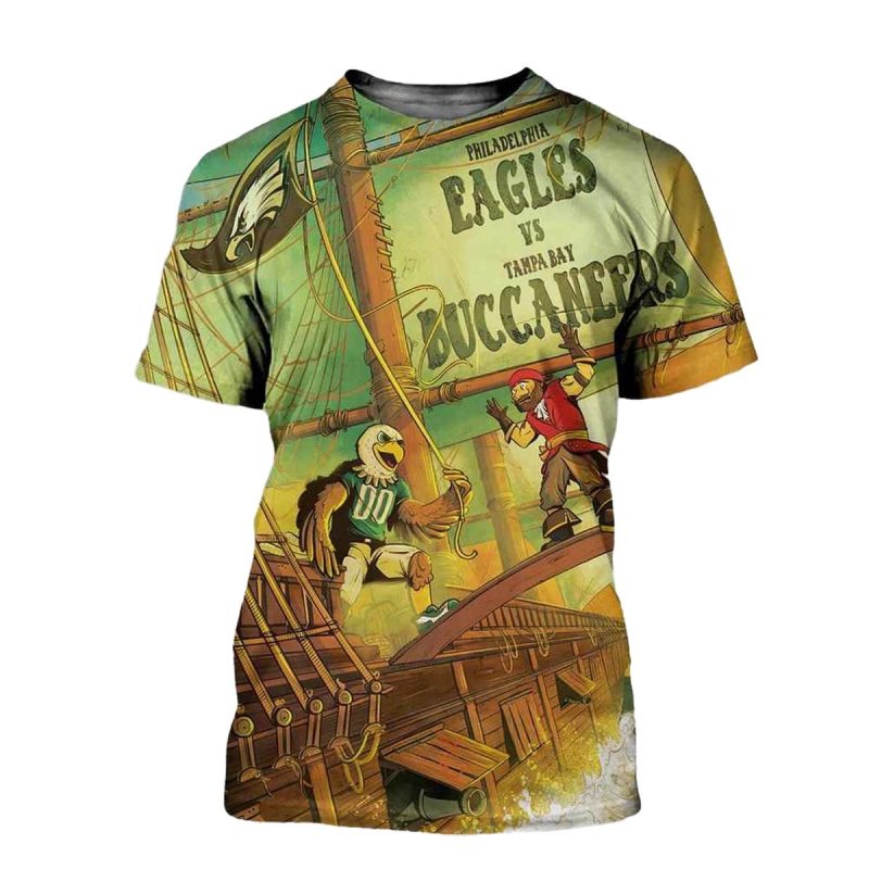 Philadelphia Eagles Vs Tampa Bay Buccaneers Nfl September 25Th 2023 3D T Shirt