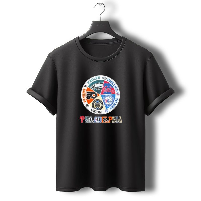 Philadelphia Flyers Eagles Phillies 76Ers Union Team T Shirt T Shirt 0 1