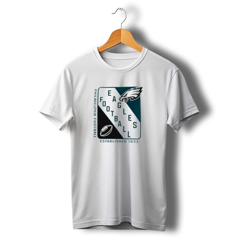 Philadelphia Football Eagles Established 1933 Shield Starter Football T Shirt T Shirt 1 1