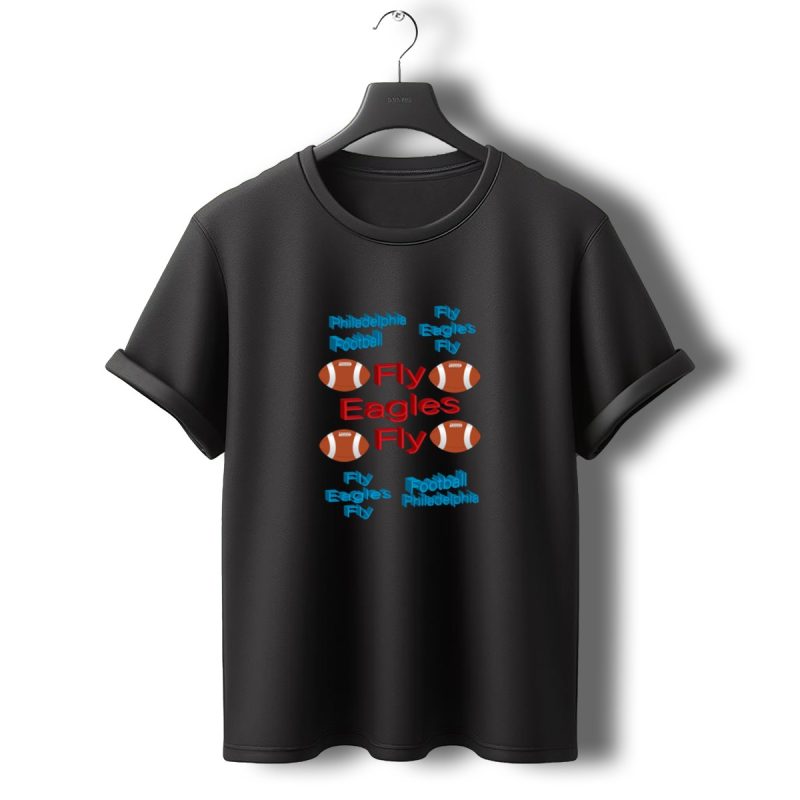 Philadelphia Football Fly Eagles Fly Football Philadelphia T Shirt T Shirt 0 1