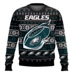 Philadelphia Eagles Ball Flame 2025 Ugly Sweater