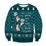 Philadelphia Eagles Dr Seuss I Will Love My Eagles Everywhere Ugly Sweater