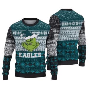 Philadelphia Eagles Grinch Cool Ugly Sweater