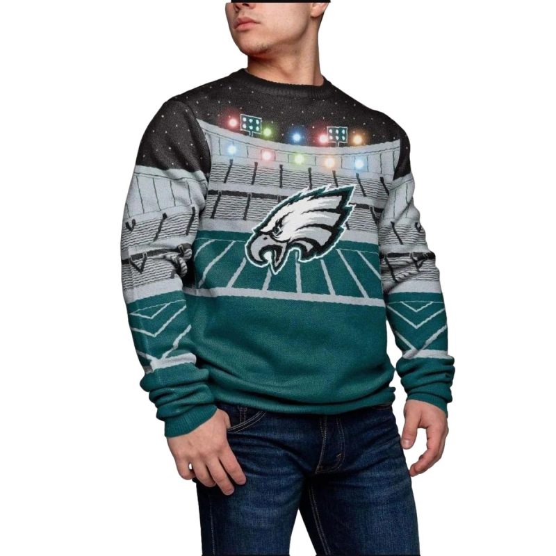 Philadelphia Eagles Light Up Bluetooth Ugly Sweate 1