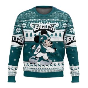 Philadelphia Eagles Mickey Mouse Ugly Sweater