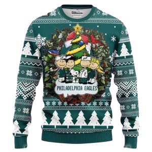 Philadelphia Eagles Peanuts Snoopy Ugly Sweater