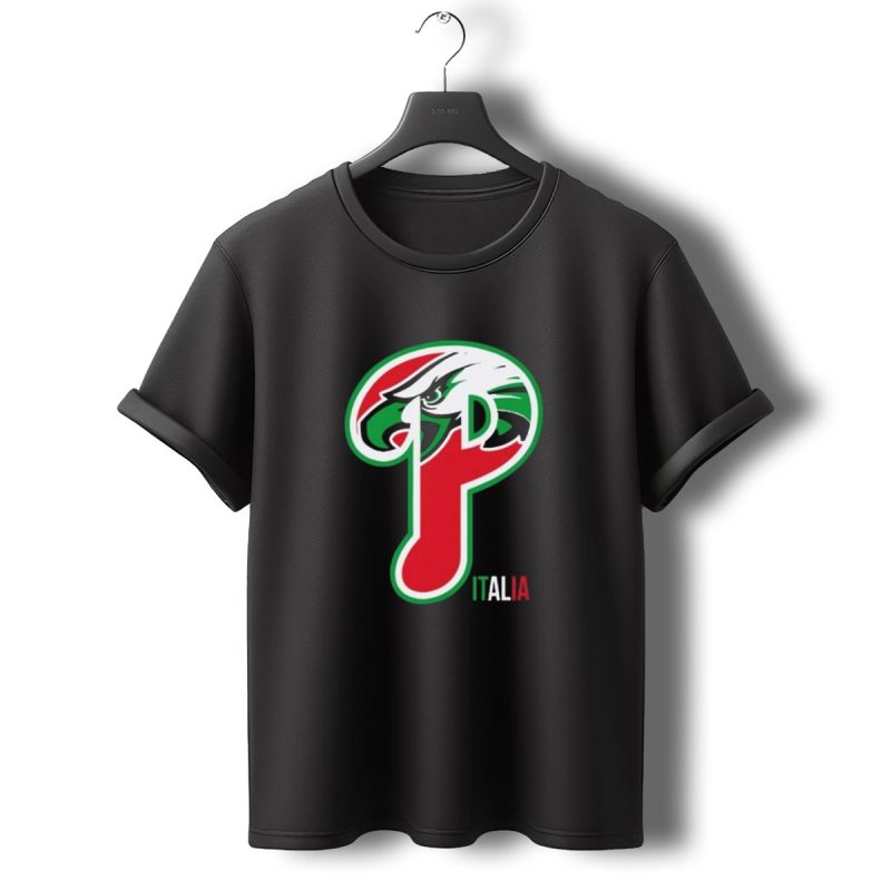 Phillies Eagles Italia T Shirt T Shirt 0 1
