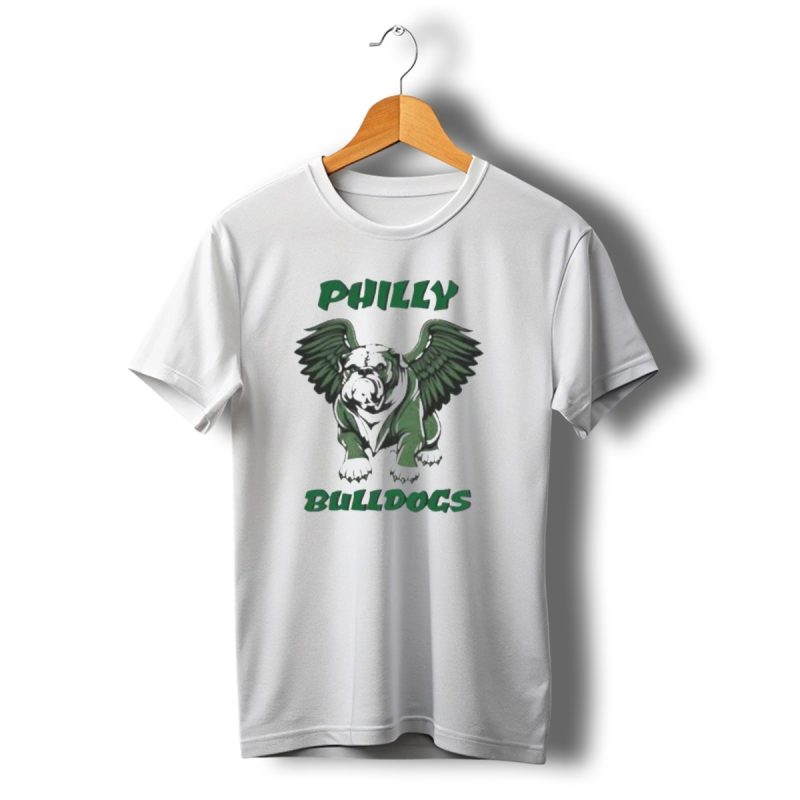 Philly Bulldogs Georgia Bird Dawgs Philadelphia Eagles Bulldogs T Shirt T Shirt 1 1