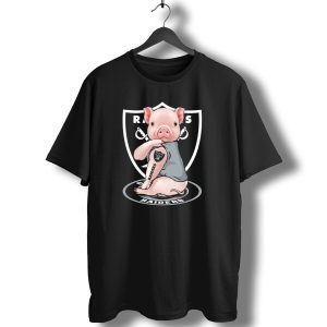Pig Raiders Tattoo Shield T-Shirt