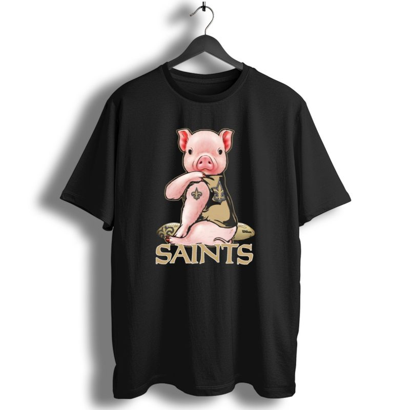 Pig Saints Fleur De Lis Football Fan Wilson T Shirt 1 T Shirt 1