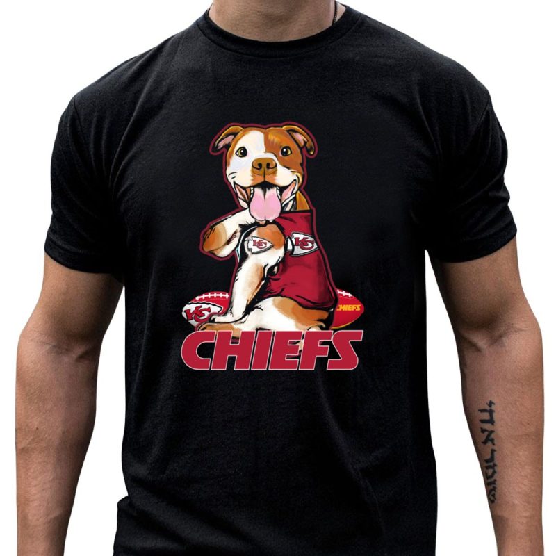 Pittbull Kc Chiefs Football Mascot Fan T Shirt T Shirt 1 1