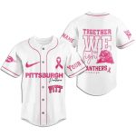 Pittsburgh Panthers Breast Cancer Baseball Jersey